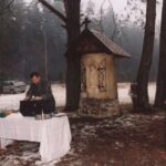 2002-049 poświęcenie kapliczki i pol. hubertowskie w obw. 16