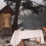 2002-050 poświęcenie kapliczki i pol. hubertowskie w obw. 16