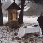 2002-051 poświęcenie kapliczki i pol. hubertowskie w obw. 16