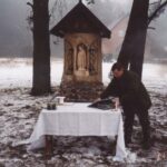 2002-052 poświęcenie kapliczki i pol. hubertowskie w obw. 16