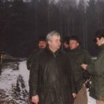 2002-053 poświęcenie kapliczki i pol. hubertowskie w obw. 16