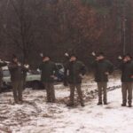 2002-054 poświęcenie kapliczki i pol. hubertowskie w obw. 16