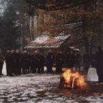 2002-056 poświęcenie kapliczki i pol. hubertowskie w obw. 16