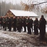 2002-057 poświęcenie kapliczki i pol. hubertowskie w obw. 16