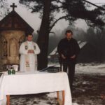 2002-062 poświęcenie kapliczki i pol. hubertowskie w obw. 16