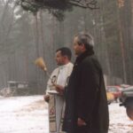 2002-066 poświęcenie kapliczki i pol. hubertowskie w obw. 16