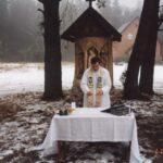 2002-069 poświęcenie kapliczki i pol. hubertowskie w obw. 16
