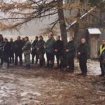 2002-072 poświęcenie kapliczki i pol. hubertowskie w obw. 16