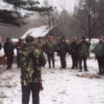 2002-081 poświęcenie kapliczki i pol. hubertowskie w obw. 16