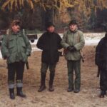 2002-084 poświęcenie kapliczki i pol. hubertowskie w obw. 16