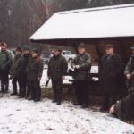 2002-085 poświęcenie kapliczki i pol. hubertowskie w obw. 16