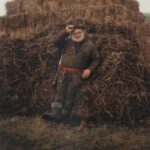 1991-035 Kazio Jaroszyński na zającach w Komarnie