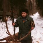 1995-002 T. Bartosiewicz z swym pierwszym bykiem7.01.95