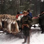 1995-020 Andrzej Czartoryski przy karawanie- 15.01.95