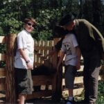 2000 - 008 L. Konstantynów - dziki w zagrodzie