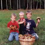 2000 - 024 Jan , Ludwik i Karol Purscy a tata na kozłach