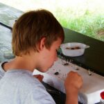 2005-034 Ludwik Purski po polowaniu na chrząszcze